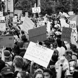 people protesting